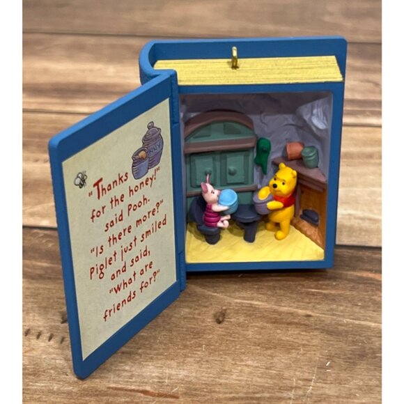 1998 HALLMARK KEEPSAKE ORNAMENT QXD4086 A VISIT FROM PIGLET WINNIE THE POOH - Picture 10 of 10